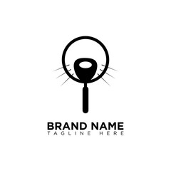 Pet Search Logo Design Template