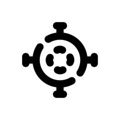 Obraz premium Virus Line Icon - Vector Illustration