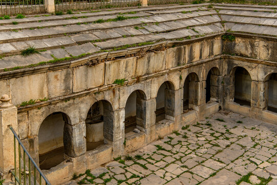 SETIF, ALGERIA - MARCH 3, 2018: Architecture of Setif, an Algerian city and the capital of the Stif Province