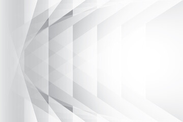 Obraz premium Abstract geometric white and gray color background. Vector, illustration.