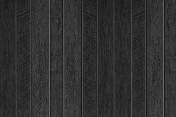 Black wood texture background. Abstract dark wood texture on black wall. Aged wood plank texture pattern in dark tone