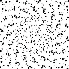 Circular grange texture, whirling distress pattern of dots, spiral moving