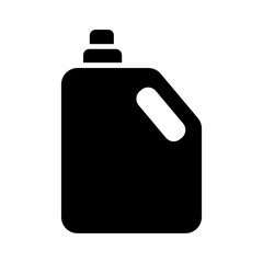 gallon bottle silhouette style icon