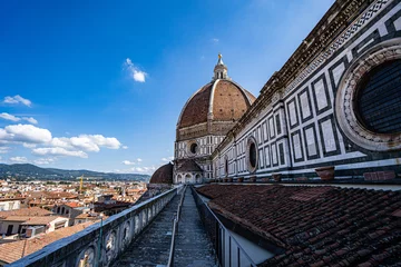 Fotobehang Duomo Santa Maria del Fiore from duomo side terraces  © Christoph