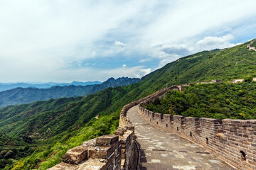 Fototapeta na wymiar The Great wall in China