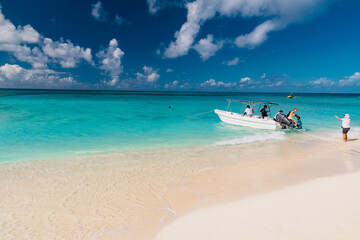 Obraz premium tropical panorama island of Anguilla Caribbean sea