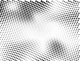 Halftone Pattern. Abstract Halftone Dots. Vector Illustration.