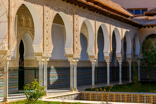 TLEMCEN, ALGERIA - MARCH 8, 2018: Citadel Mechouar in  Tlemcen, a city in north-western Algeria