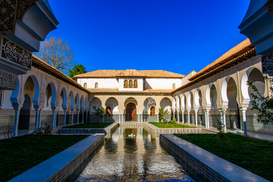 TLEMCEN, ALGERIA - MARCH 8, 2018: Citadel Mechouar in  Tlemcen, a city in north-western Algeria