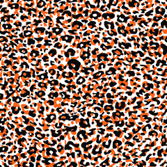 pattern design of leopard animal print vector