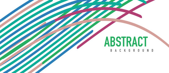 Аbstract moving colorful lines vector backgrounds for cover, placard, poster, banner or flyer