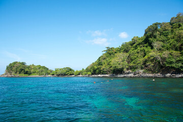 Fototapeta premium beautiful beach in tropical sea at lipe island ,satun Thailand