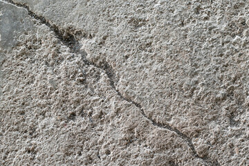 Cracked surface of plaster walls