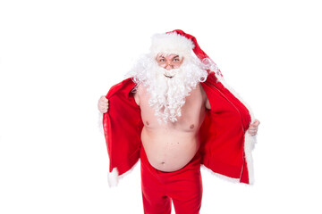 Funny Santa Claus and health problems.