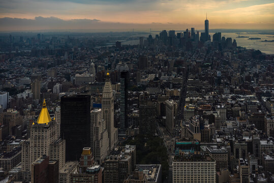 Aerial view of Manhattan, New York © sorin