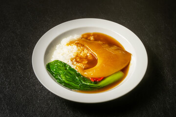 ふかひれの姿煮　luxury Chinese cuisine Shark fin simmered