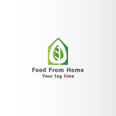 Natural Food vector logo design