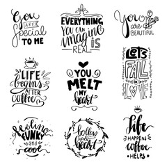 Fototapeta premium Modern handlettering. Hand drawn typography phrase design.