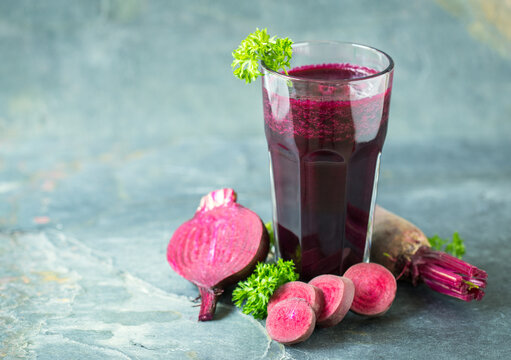 Fresh and healthy beetroot  juice,  good for the hart and blood pressure