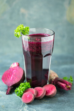 Fresh and healthy beetroot  juice,  good for the hart and blood pressure