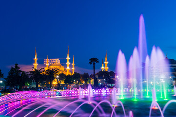Obraz premium The Blue Mosque in Istanbul, Turkey.
