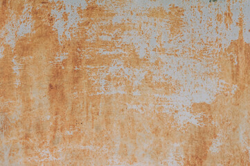 Abstract metal texture background. Old surface in rust and dirt in light color.