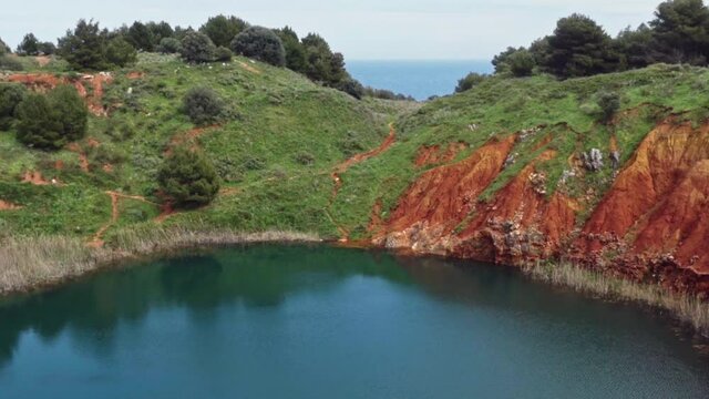 Cava di bauxite - Otranto, Italia