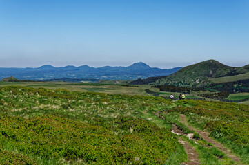 Plateau de la Banne d’Ordanche, Massif du Sancy, Puy de dôme, Auvergne, France