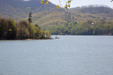 Lake with Mountains in the distance