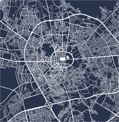 map of the city of Medina, Saudi Arabia