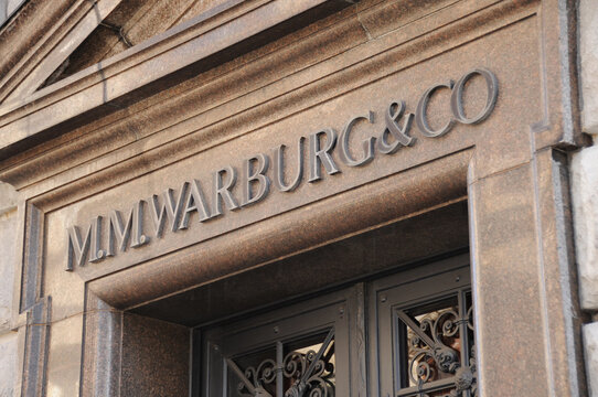 Hamburg / Germany - April 10, 2009: Headquarters of M.M. Warburg & CO in Hamburg, Germany -  Warburg is a German independent private bank and was founded in 1798