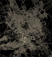 map of the city of Riyadh, Saudi Arabia