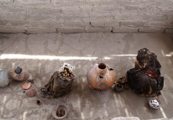 Mummies on the Chauchilla-cemetery (Nazca culture, Peru)