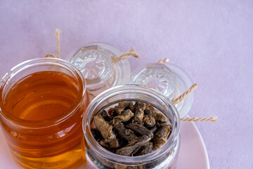 Tuberculosis. folk remedy for treatment of tuberculosis a mole cricket mixed with honey.