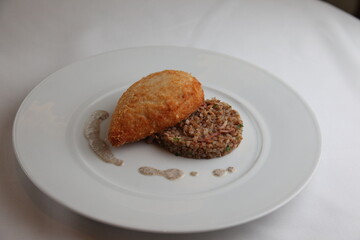Chicken cutlet with buckwheat
