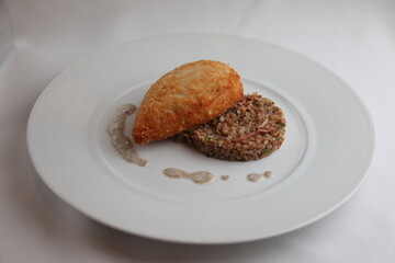 Chicken cutlet with buckwheat