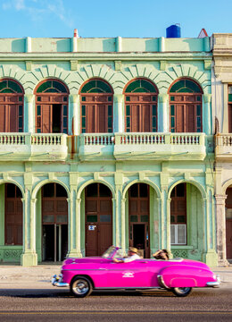 El Malecon at sunset, Havana, La Habana Province, Cuba