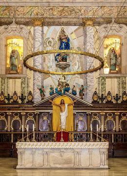 Cathedral of San Cristobal, interior, La Habana Vieja, Havana, La Habana Province, Cuba