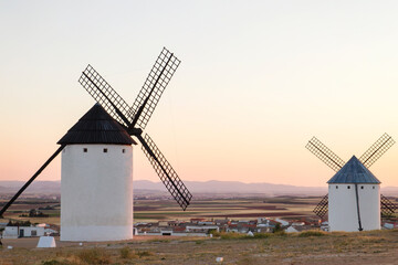 Obraz premium Windmills in La Mancha