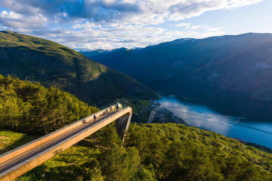 Stegastein lookout, Aurlandsvangen, Sogn og Fjordane, Norway