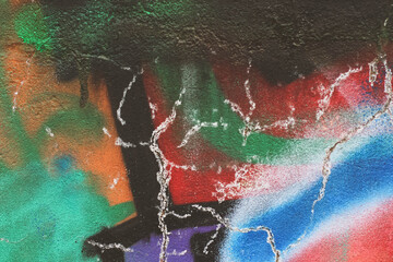 Abstract Graffiti Wall Pattern Photo | Urban Street Art Texture