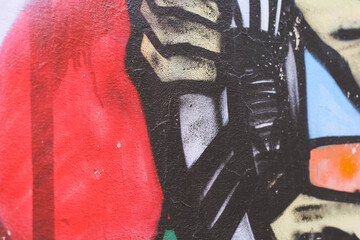 Abstract Graffiti Wall Pattern Photo | Urban Street Art Texture