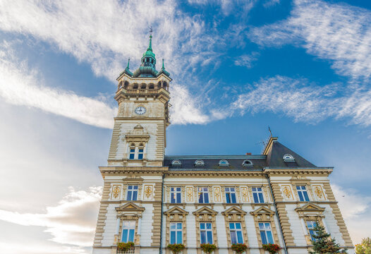The Town Hall in Bielsko Biala, Silesian Voivodeship, Poland