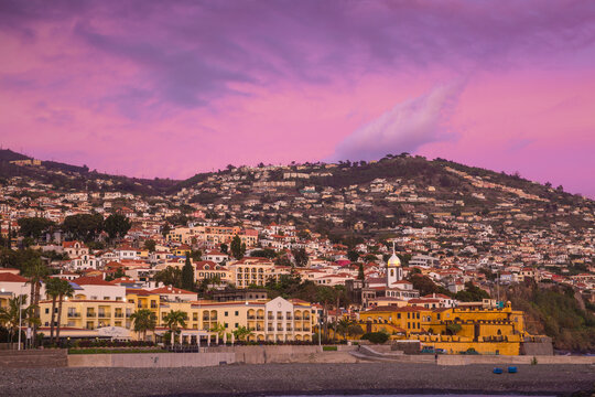 Portugal, Madeira, Funchal, View of Sao Tiago Fort
