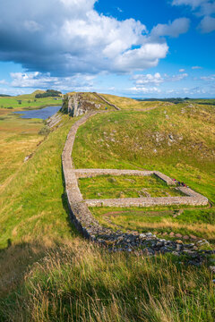 UK, England, Northumberland, Hexham, Henshaw, Hadrian's Wall, Milecastle 39