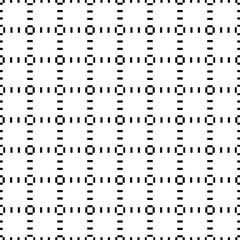 Black pattern on white seamless background.