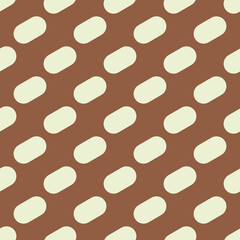 Light pattern on brown vector seamless backdrop.