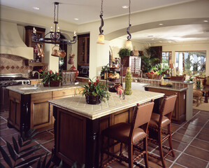 modern kitchen interior