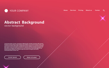 modern colorful abstract landing page background. landing page template,gradient background template,abstract background,user interface background,vector illustration.