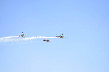 Flying high. 